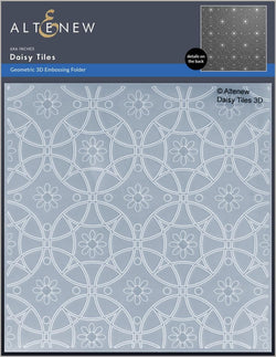 Altenew  - 3D embossing folder - Daisy tiles