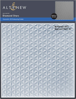 Altenew  - 3D embossing folder - Diamond stars