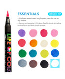 Life of colour essentials acrylic brush pens