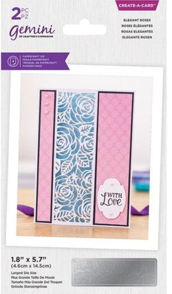 Gemini  create-a-card elegant roses