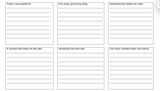 Gratitude journalling card prompts (FREE) - 18 cards