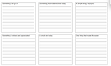 Gratitude journalling card prompts (FREE) - 18 cards