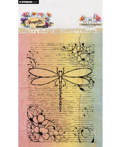 HE Dragonfly Dreams Clear Stamp Dragonfly background 1 Pieces - Pre-order