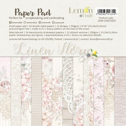 Lemoncraft  Linen stories 6x6 paper pad