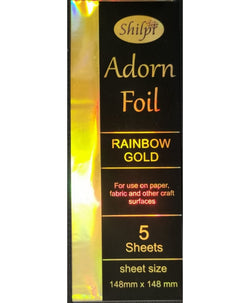 Shilpi Adorn foil Rainbow gold