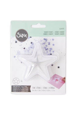 Sizzix Shaker Domes Star 3 Inch (6pcs) (664595) - 6 per pack
