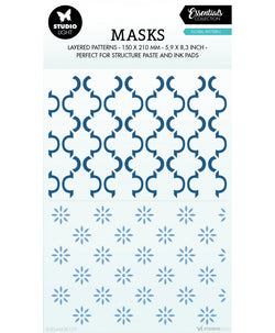 Studio Light mask - layered floral pattern SL-ES-MASK177