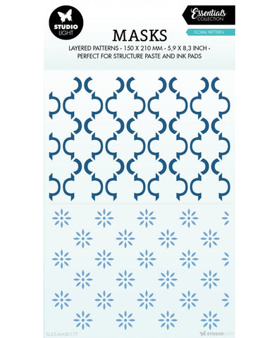 Studio Light mask - layered floral pattern SL-ES-MASK177