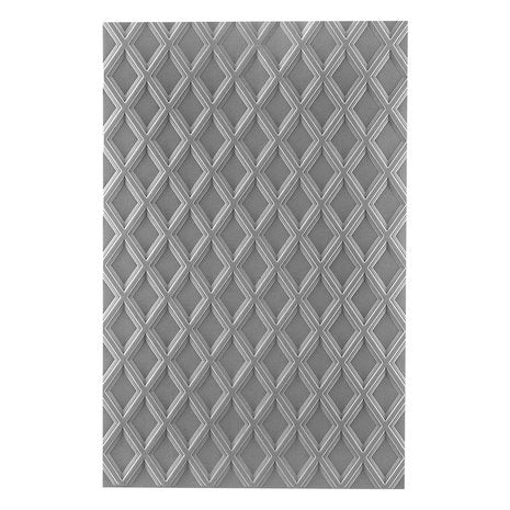 Spellbinders 3D embossing folder Dimensional diamonds