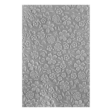 Spellbinders 3D embossing folder Flower frenzy
