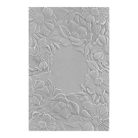 Spellbinders 3D embossing folder - Four petal floral