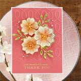 Spellbinders glimmer sentiments for everyday hot foil plate and die