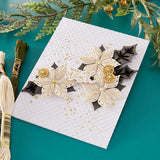Spellbinders Stitched Poinsettia & holly S4-1299