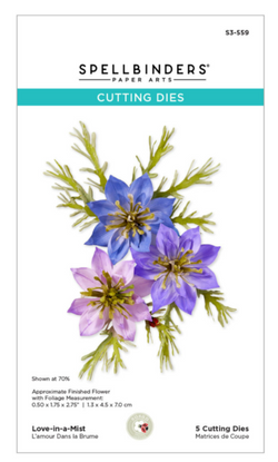 Spellbinders love in the mist die set