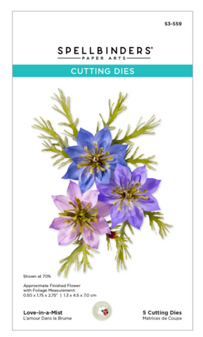Spellbinders love in the mist die set