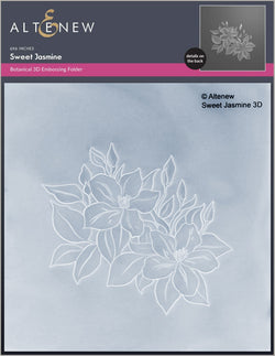 Altenew sweet jasmine embossing folder and stencil set - PRE-ORDER