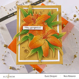Altenew dreaming day lilies embossing folder, stencils and die- PRE-ORDER