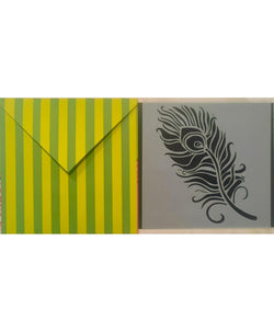 Art By Marlene stencil feather