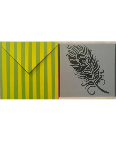 Art By Marlene stencil feather