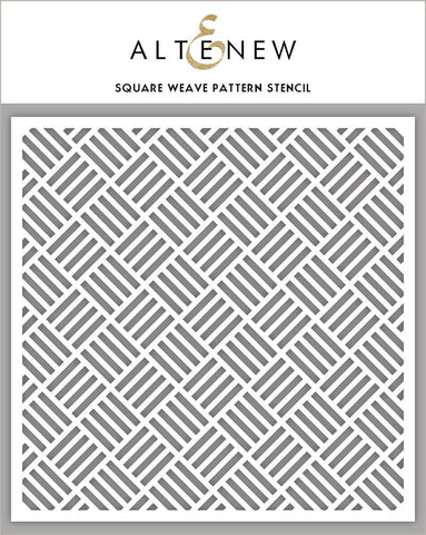 Altenew  - square weave pattern stencil - PRE-ORDER