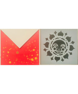 Art By Marlene stencil sun