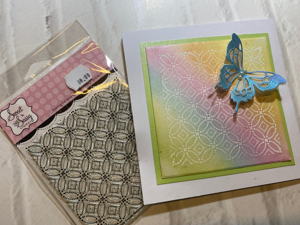 Sweet 'n Sassy background circles stamp
