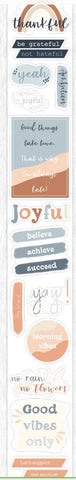 Washi tape  stickers - Motivational - Thankful