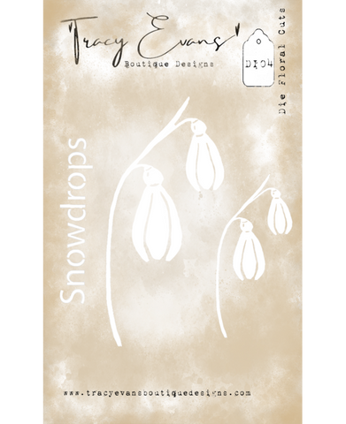 Tracy Evans Die04 snowdrop floral cuts