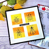 Woodware stamp bug doodles JGS865