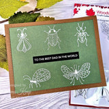 Woodware stamp bug doodles JGS865