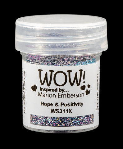 Wow embossing glitter - hope and positivity