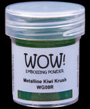 Wow embossing powder - Metalline kiwi krush