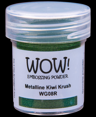 Wow embossing powder - Metalline kiwi krush