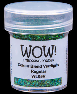 Wow embossing glitter - Colour blend verdigris