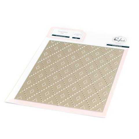 Pinkfresh cover plate - Stitched diamonds