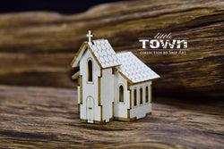 Snipart chipboard tiny church