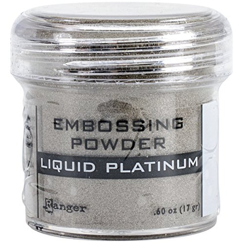 Ranger embossing powder liquid platinum