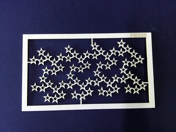The Purple Magnolia chipboard PM008 Tiny stars