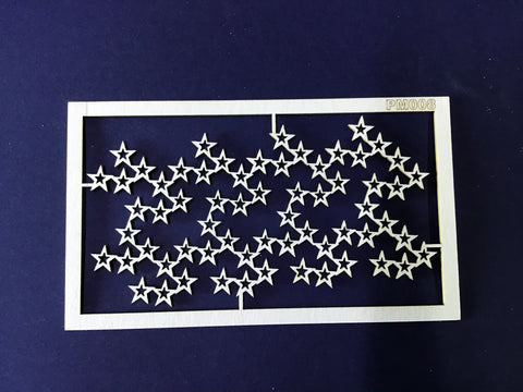 The Purple Magnolia chipboard PM008 Tiny stars