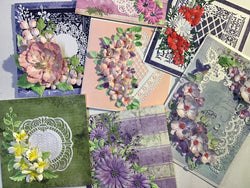Video class - How to arrange flower clusters on your cards
