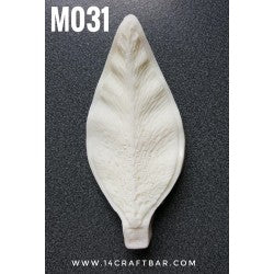 Mould for foamiran flower petals such as lilies - M031
