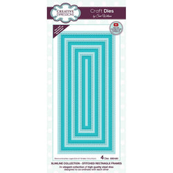 Creative Expressions slimline stitched rectangle die set