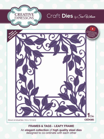 Creative Expressions  - Frames and tags Leafy frame CED4385