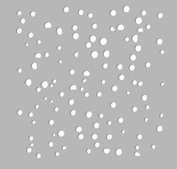 Fabscraps stencil dots DS129-01