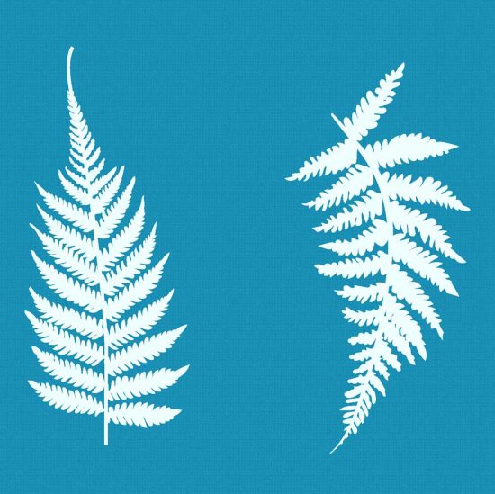 Mesh stencil - Fern fantasy