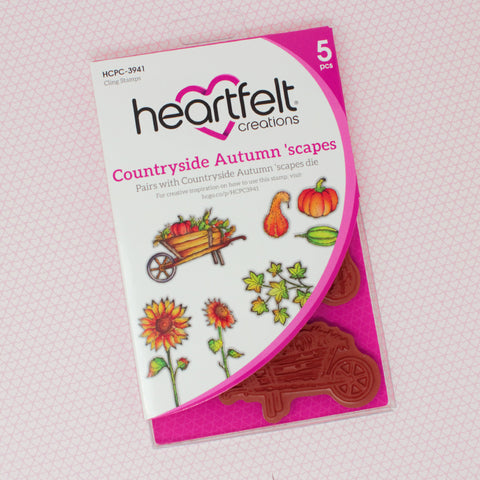 Heartfelt Creations - Countryside cottage - Countryside autumn 'scapes stamp and die set