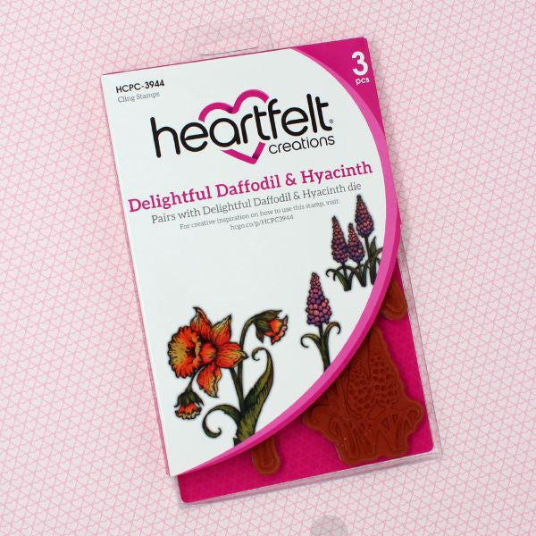 Heartfelt Creations - Delightful daffodils - Daffodil and hyacinth stamp and die set