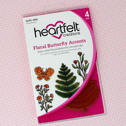 Heartfelt Creations - Floral butterfly accents