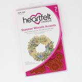 Heartfelt Creations -Seasonal wreath - Summer wreath accents - stamp and die set