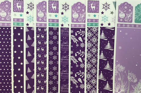 Christmas joy paper pack - Purple - A4